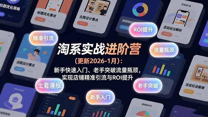 淘系实战进阶营(更新2026-1月-瀚宇网创