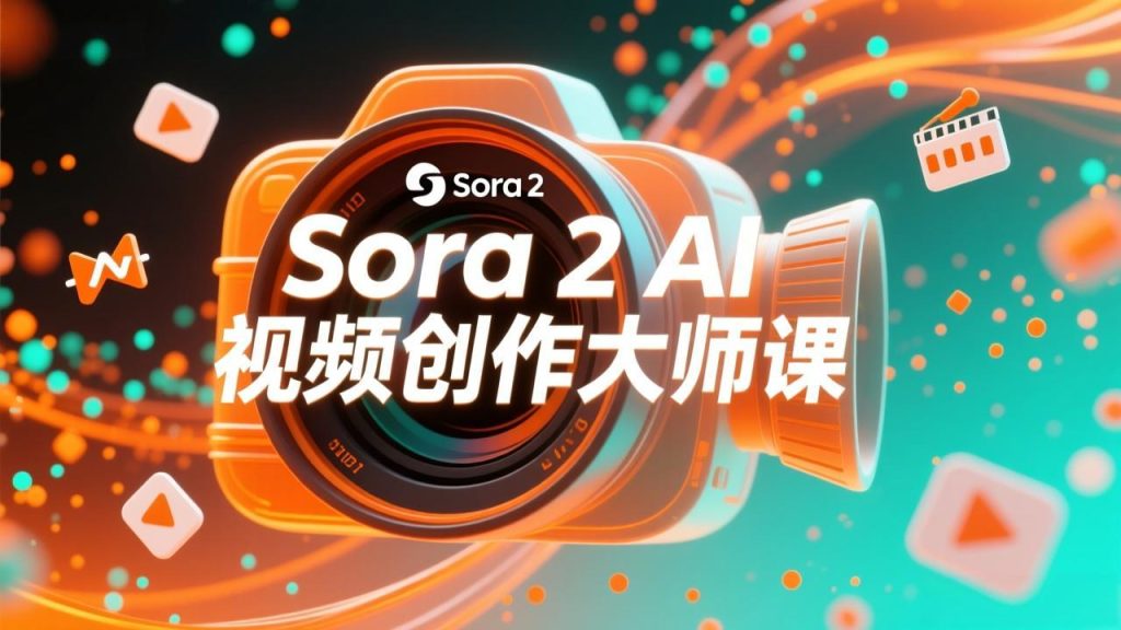 如何利用Sora 2创建流行AI人工智能视频大师班教程：掌握创作全流程，产出百万播放内容-瀚宇网创