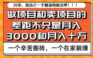 为什么卖项目能轻松月入10个W，而做项目却真正賺不到什么钱？原因竟然是这个！【揭秘】-瀚宇网创