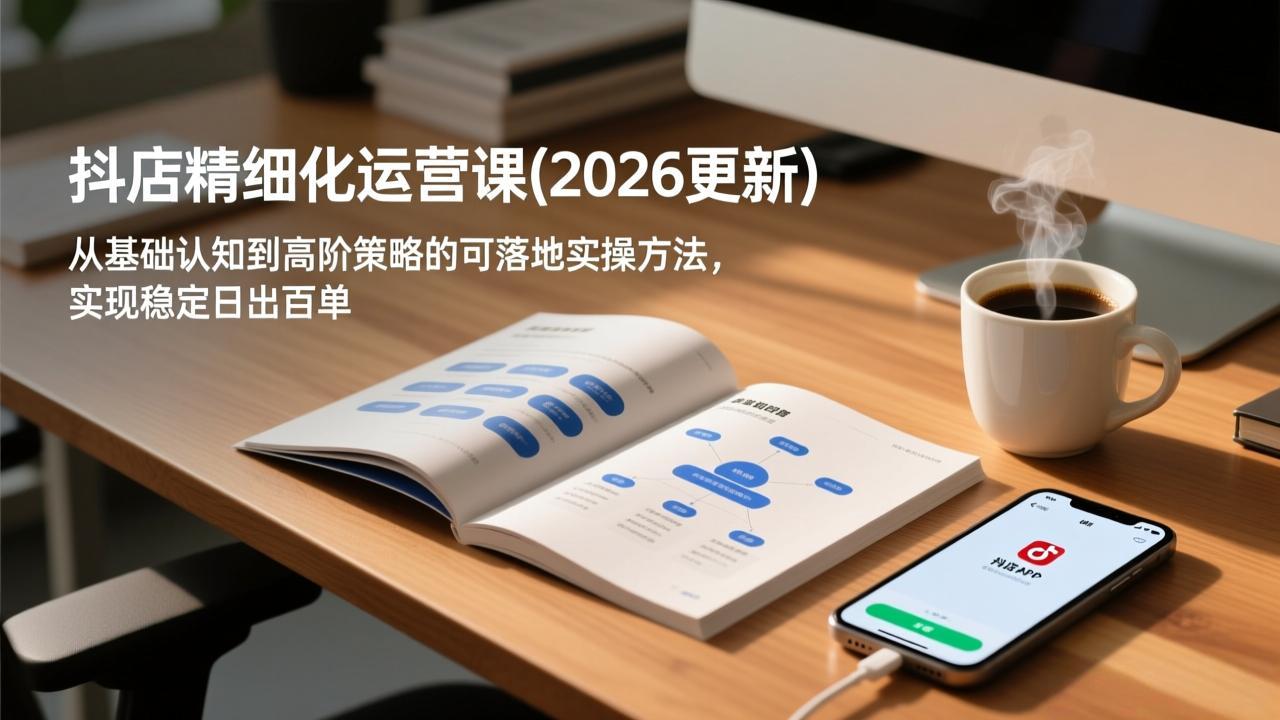 抖店精细化运营课(2026更新-瀚宇网创
