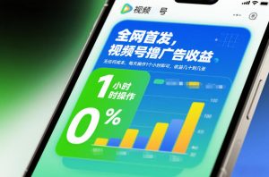 全网首发，视频号撸广告收益，无任何成本，每天操作1个小时即可，收益几十到几张-瀚宇网创