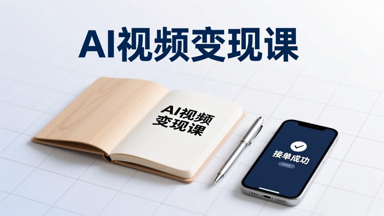 AI视频变现课,学完即可创作短片、接商单,实现副业增收,单项目报价可达千元-瀚宇网创