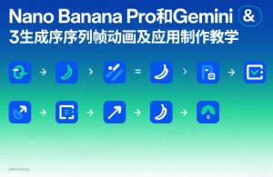 Nano Banana Pro和Gemini 3生成序列帧动画及应用制作教学-瀚宇网创