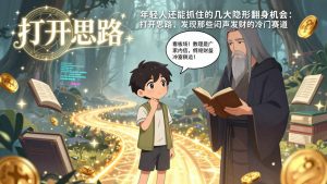 付费文1+2：年轻人还能抓住的几大隐形翻身机会：打开思路，发现那些闷声发财的冷门赛道-瀚宇网创