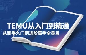TEMU从入门到精通,从新手入门到进阶高手全覆盖-瀚宇网创
