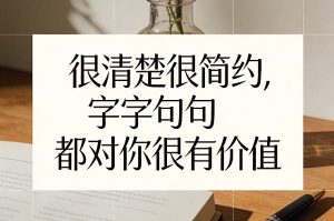 付费文章：很清楚很简约，字字句句都对你很有价值-瀚宇网创