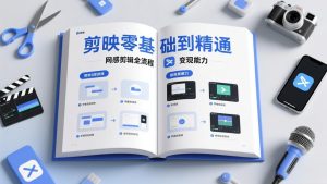 剪映零基础也能快速上手,从入门到精通掌握网感剪辑全流程,掌握能直接变现的剪辑能力-瀚宇网创