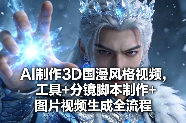 AI制作3D国漫风格视频，工具+分镜脚本制作+图片视频生成全流程-瀚宇网创