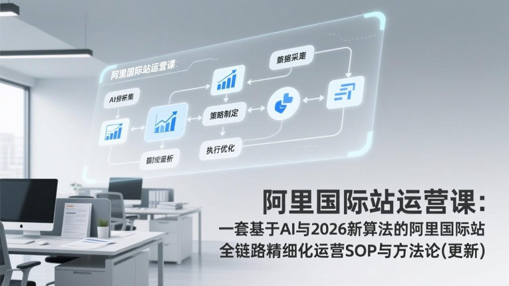 阿里国际站运营课：一套基于AI与2026新算法的阿里国际站全链路精细化运营SOP与方法论(更新-瀚宇网创