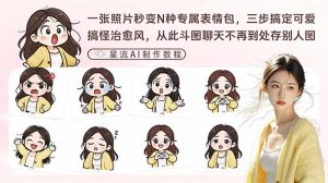 一张照片秒变N种专属表情包，三步搞定可爱搞怪治愈风，从此斗图聊天不再到处存别人图-瀚宇网创