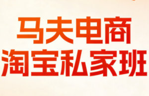 马夫电商·淘宝私家班(更新3月)-瀚宇网创