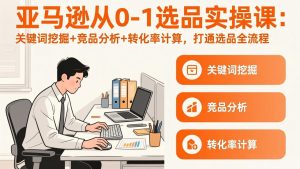 亚马逊从0-1选品实操课(更新3月-瀚宇网创