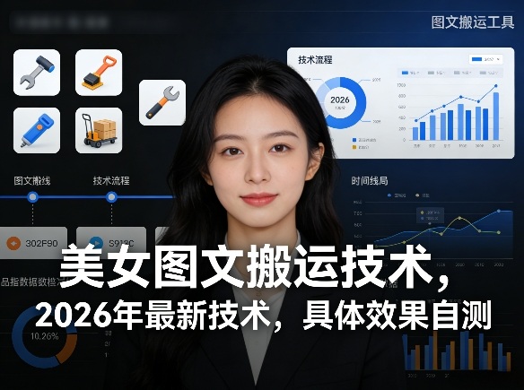 美女图文搬运技术，2026年最新技术，具体效果自测-瀚宇网创