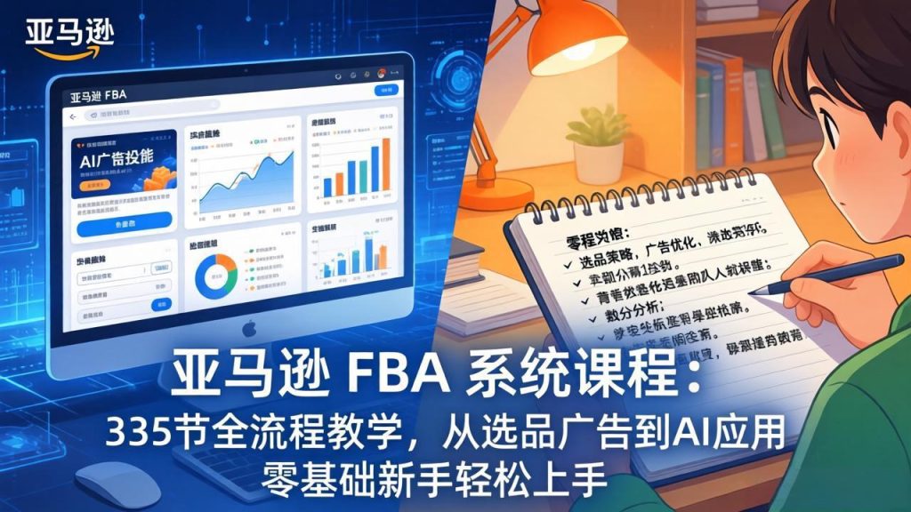 亚马逊 FBA 系统课程(更新26年3月-瀚宇网创