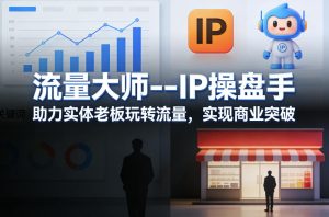 流量大师---IP操盘手,助力实体老板玩转流量,实现商业突破-瀚宇网创