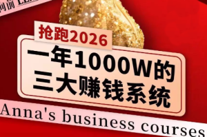 安娜老师·2026千亿商机分享会-瀚宇网创