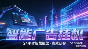AI 广告云挂机 · 全域流量变现平台-瀚宇网创