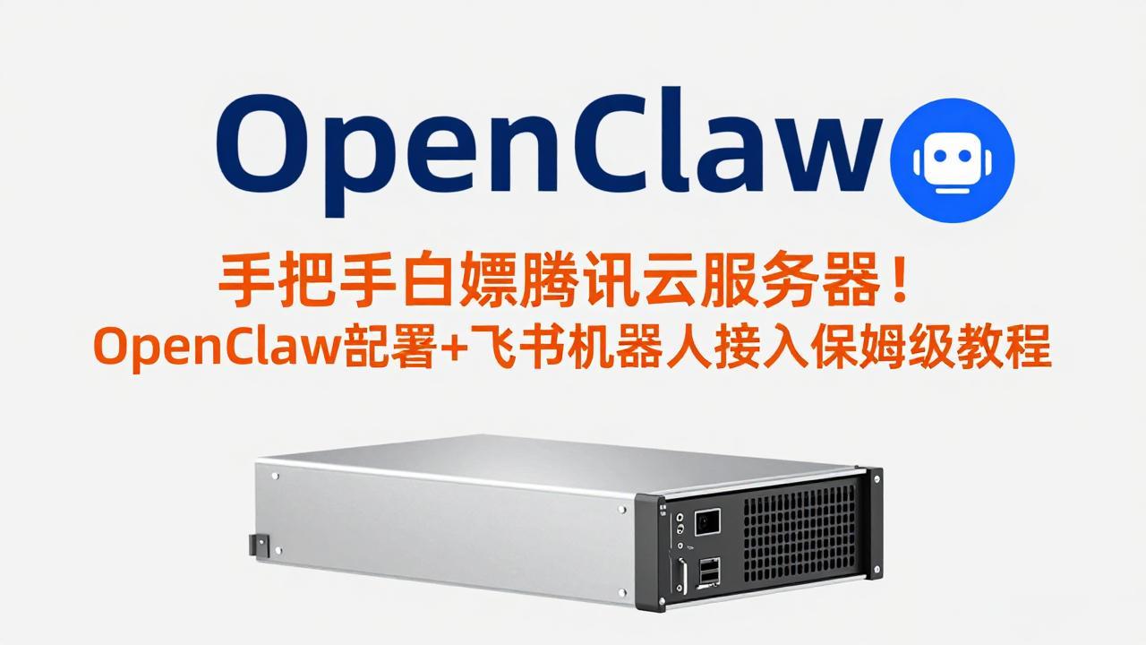 手把手白嫖腾讯云服务器！OpenClaw部署+飞书机器人接入保姆级教程-瀚宇网创