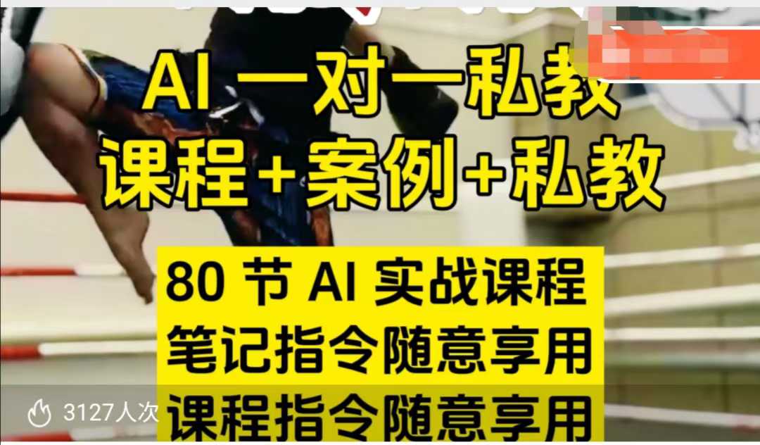 AI指令实战课，课程+案例，80节AI实战课程，笔记指令随意享用，课程指令随意享用(更新26年3月)-瀚宇网创