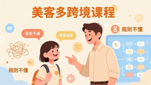 怕语言不通、怕不懂规则？零基础小白也能做的美客多跨境课，手把手带你美客多开店稳赚-瀚宇网创