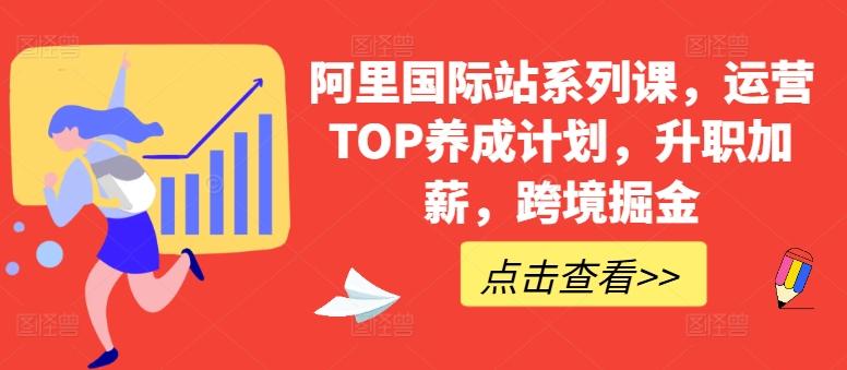 阿里国际站系列课，运营TOP养成计划，升职加薪，跨境掘金-瀚宇网创
