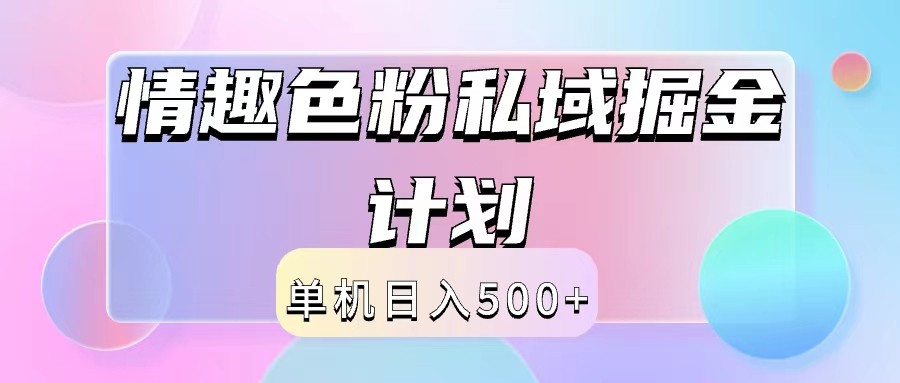 2024情趣色粉私域掘金天花板日入500+后端自动化掘金-瀚宇网创