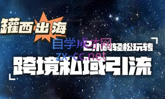 罐西老师·零基础学会跨境私域引流-瀚宇网创