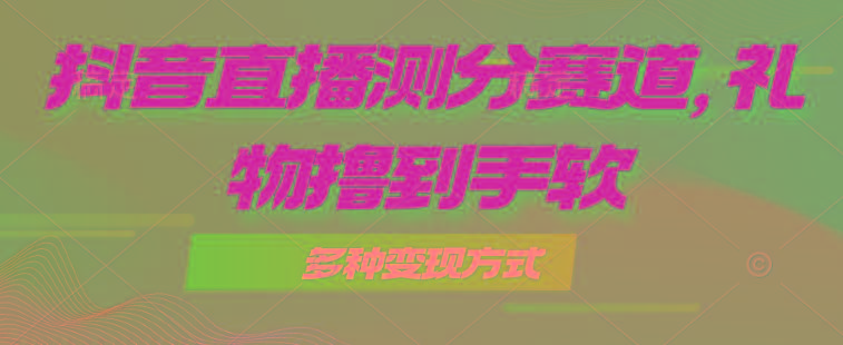 抖音直播测分赛道,多种变现方式,轻松日入1000+-瀚宇网创