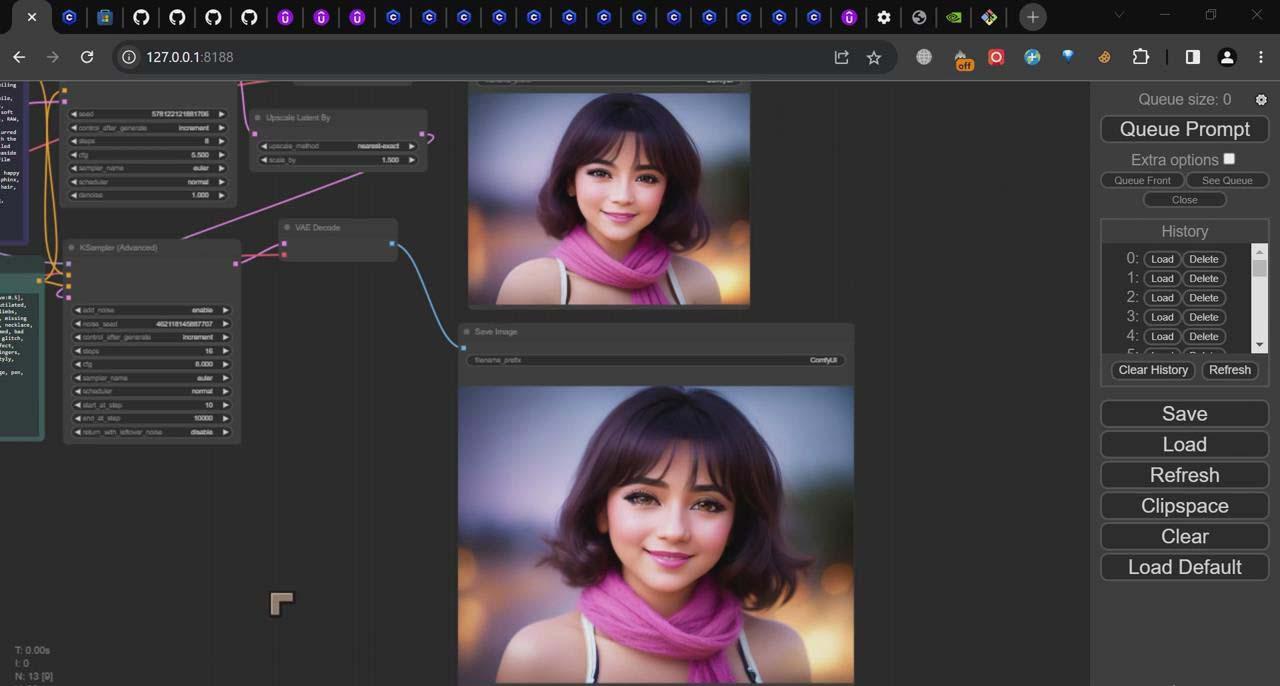 图片[2]-ComfyUI利用Stable Diffusion学习AI GUI工作流程教程-中英字幕-瀚宇网创