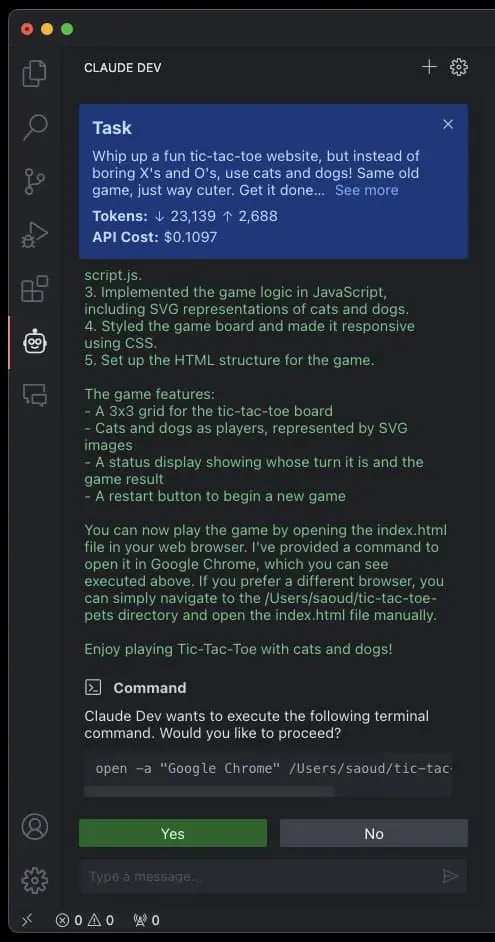 Claude Dev｜AI编程-瀚宇网创