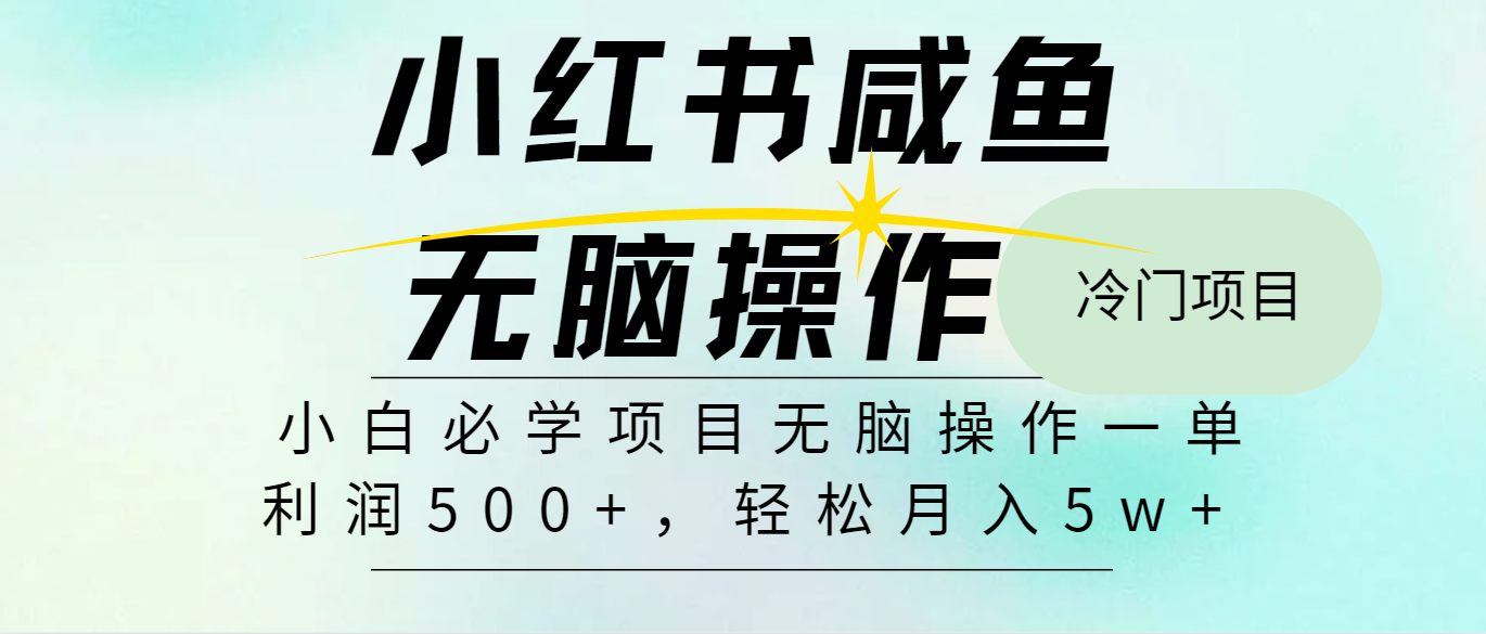 全网首发2024最热门赚钱暴利手机操作项目，简单无脑操作，每单利润最少500+-瀚宇网创