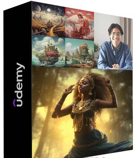 MidjourneyAI绘画艺术生成的大师级写作提示指南教程-8节视频课-中英字幕-瀚宇网创