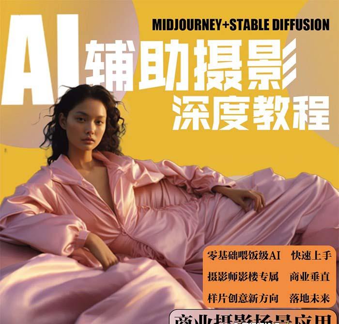 (8727期)2024年AI辅助摄影人工智能商业应用摄影课程(37节课)-瀚宇网创