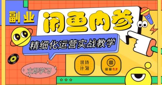 闲鱼精细化运营入门+高阶实战教学，从底层逻辑到轻松变现，多维度玩转闲鱼副业-瀚宇网创