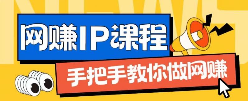 ip合伙人打造1.0，从0到1教你做网创，实现月入过万【揭秘】-瀚宇网创