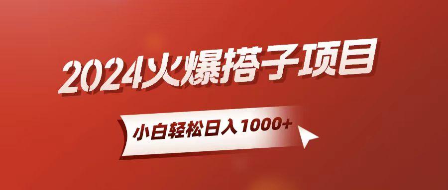 小白轻松上手，日入1000+，搭子项目-瀚宇网创