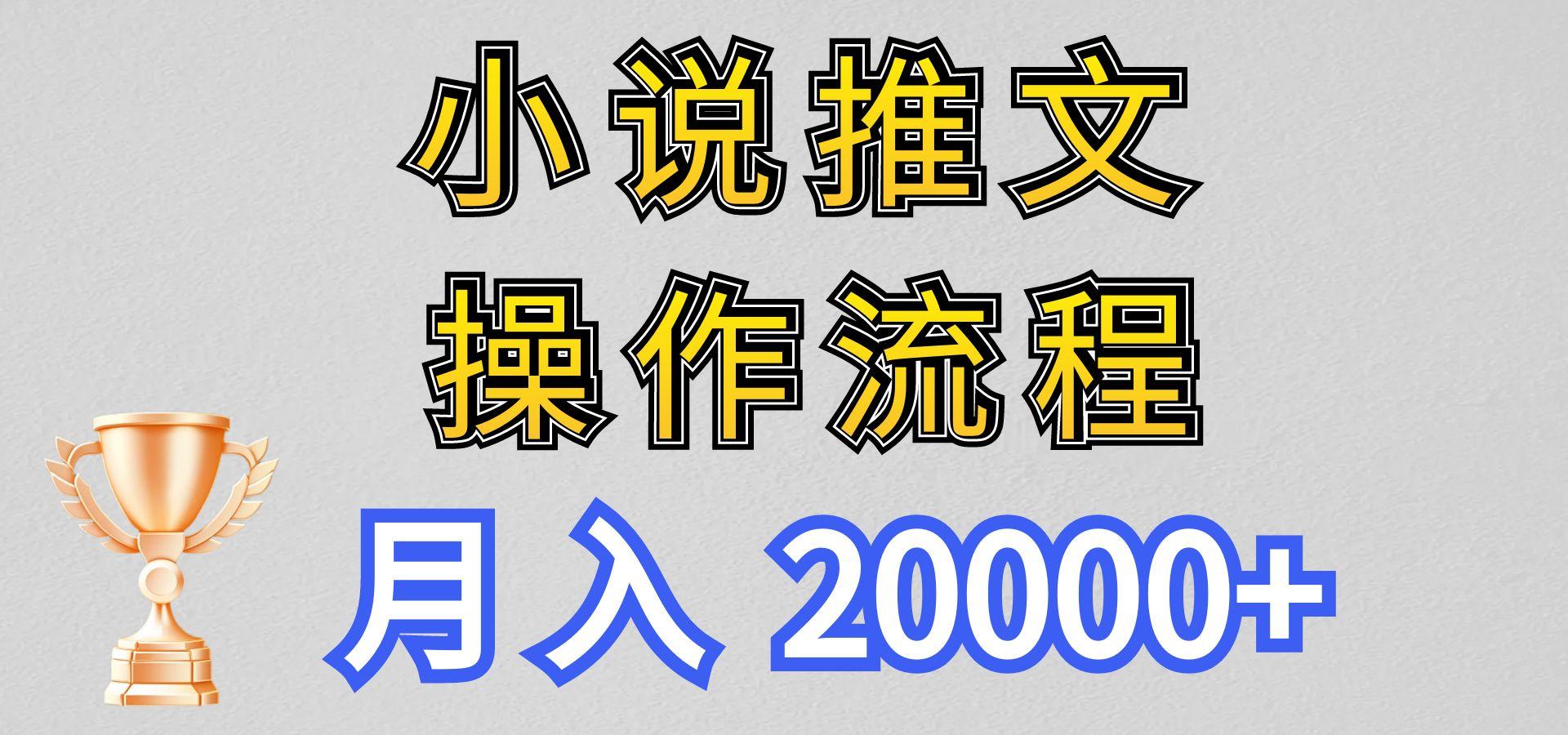 小说推文项目新玩法操作全流程，月入20000+，门槛低非常适合新手-瀚宇网创