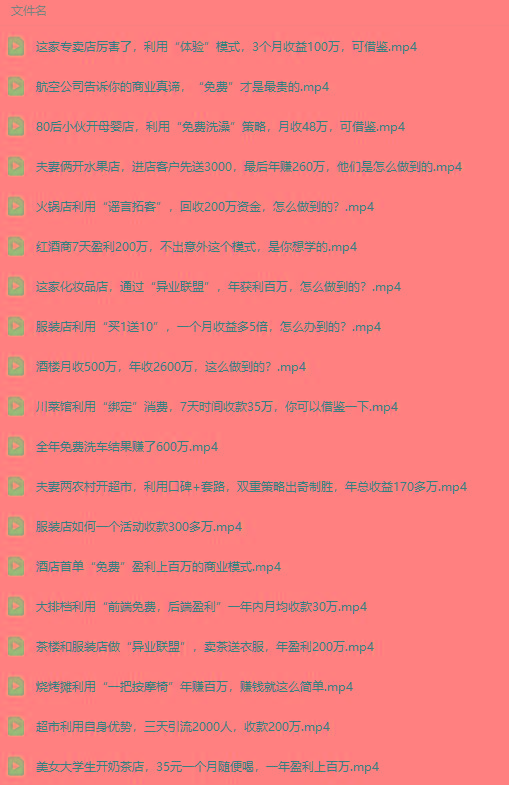 图片[5]-(9607期)真实有效391套商业模式，年入几十到几百万案例解析(电子书+视频+图文)-瀚宇网创