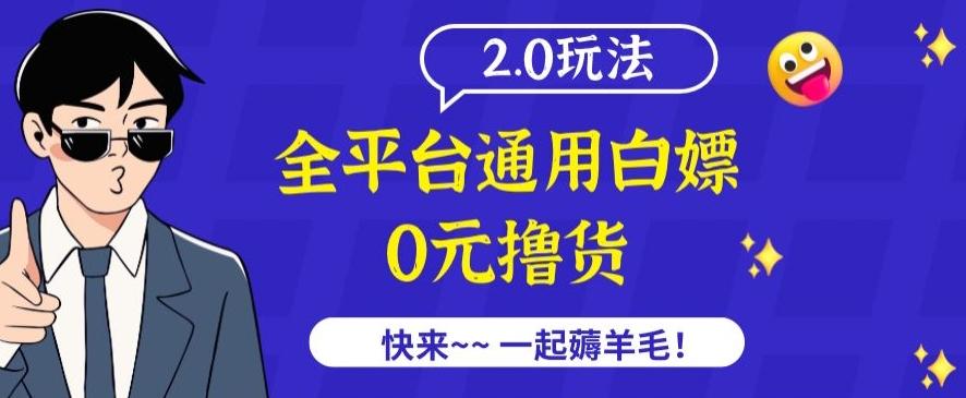 外面收费2980的全平台通用白嫖撸货项目2.0玩法【仅揭秘】-瀚宇网创