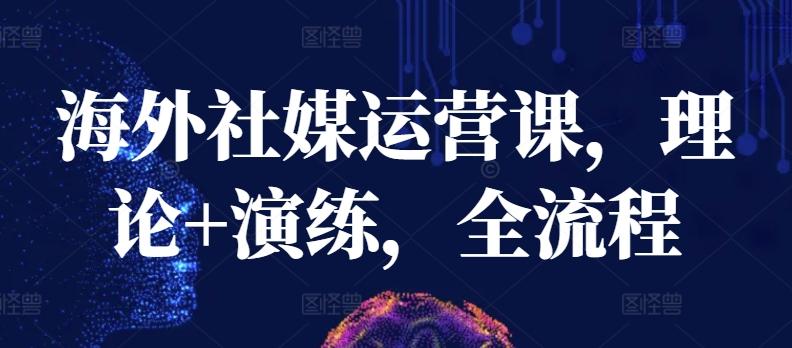 海外社媒运营课，理论+演练，全流程-瀚宇网创