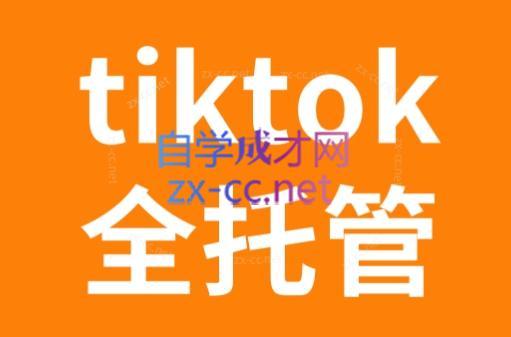 TikTok跨境电商全托管运营模式精品课-瀚宇网创