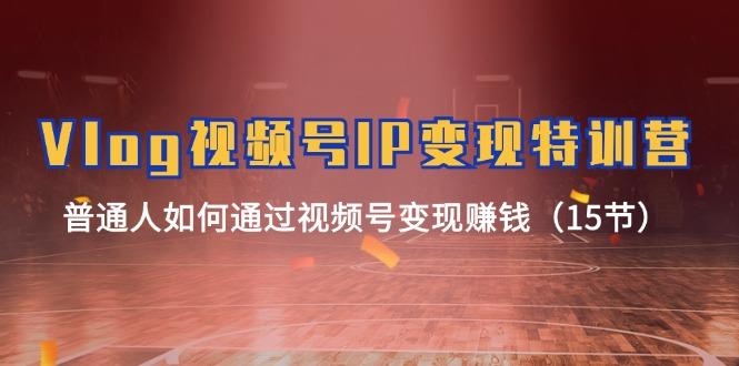 Vlog 视频号IP变现特训营，普通人如何通过视频号变现赚钱(15节-瀚宇网创