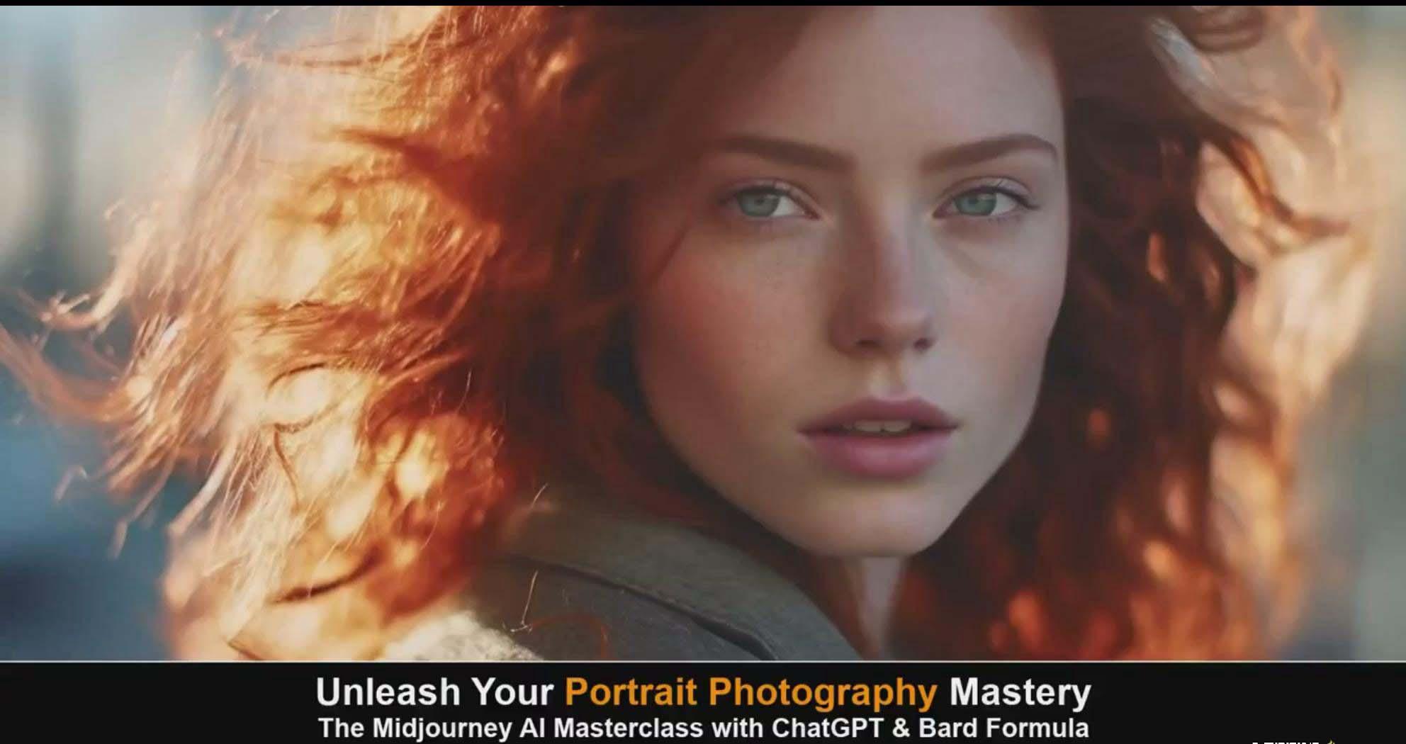 图片[2]-(9312期)Midjourney v5 ChatGPT 和 Bard AI人工智能人像摄影大师班-15节-中英字幕-瀚宇网创