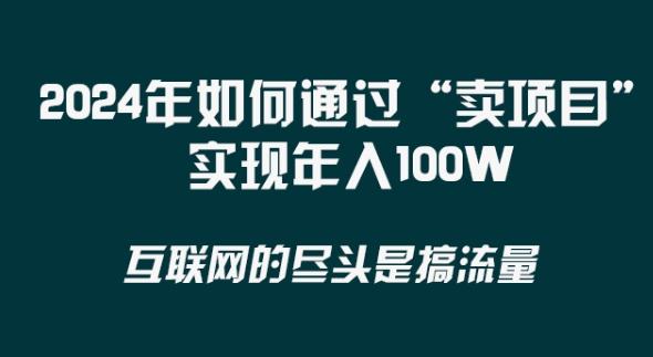 2024年 做项目不如‘卖项目’更快更直接！年入100万-瀚宇网创