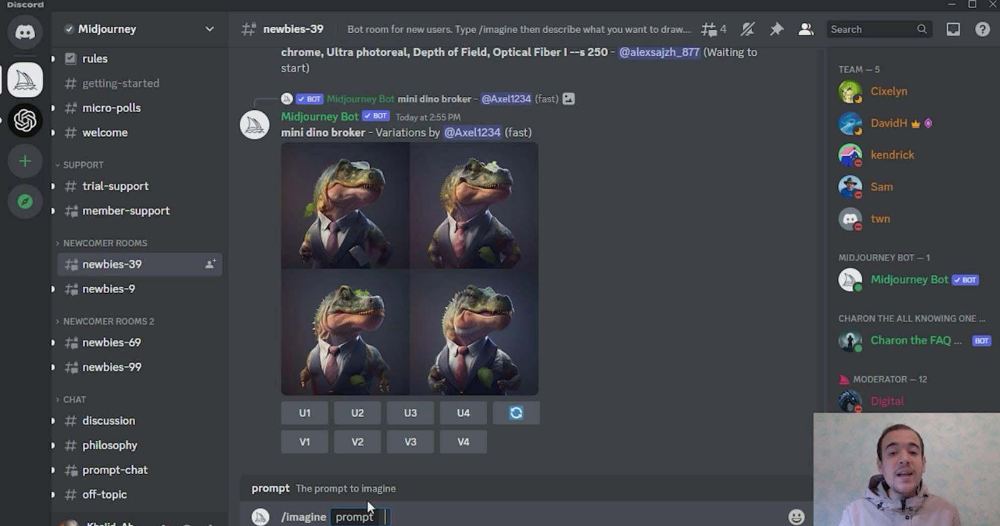 图片[1]-Midjourney 精通教程-使用Midjourney AI创建美丽艺术图像-36节课-中英字幕-瀚宇网创